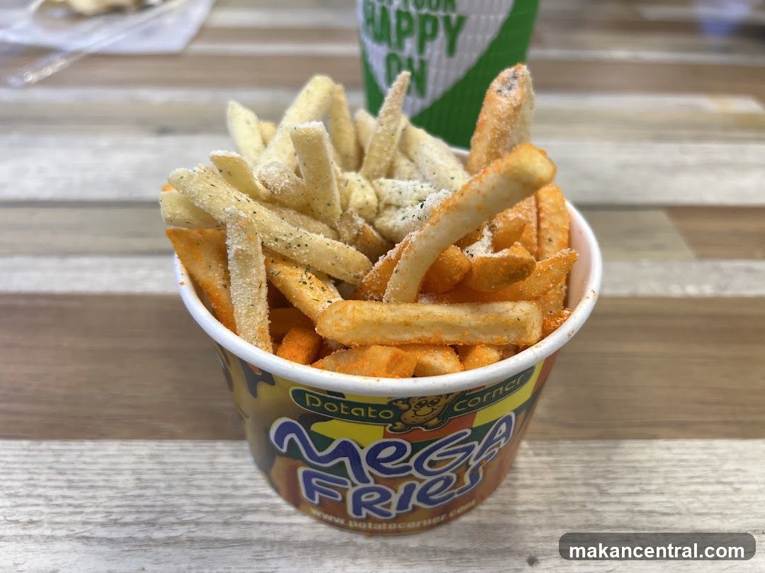 Mega Fries from Potato Corner