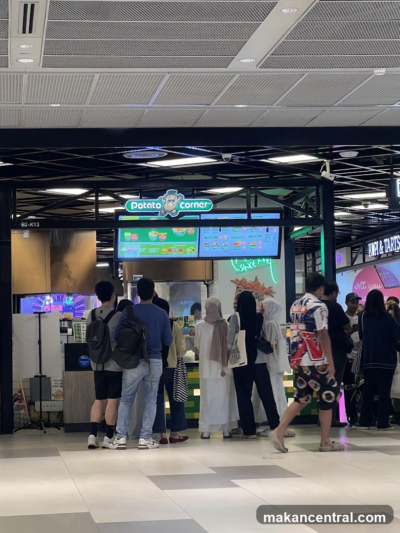 Potato Corner Food Stall Interior