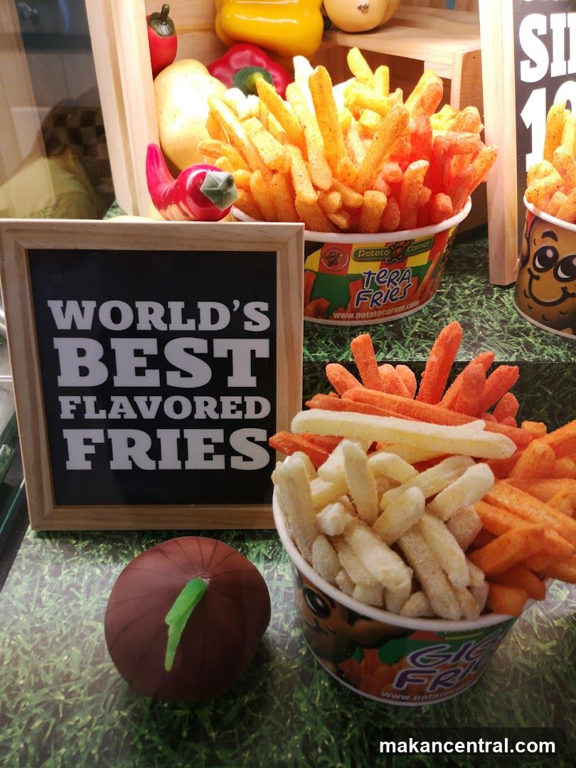 Flavored Fries Display