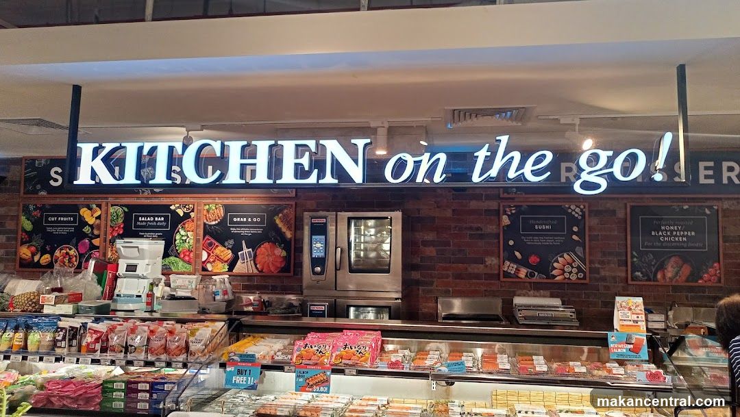 Kitchen on the go! Food counter interior