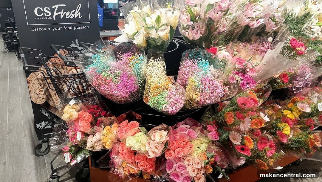 Flower Display in Retail Store