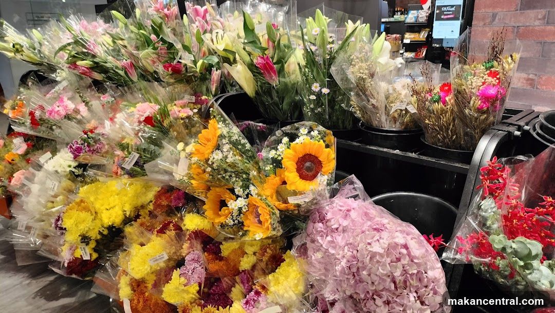 Flower Display in Store