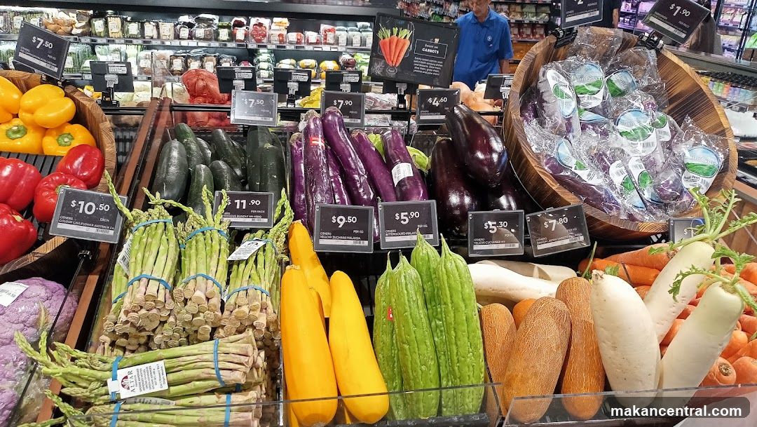 Grocery Store Produce Section