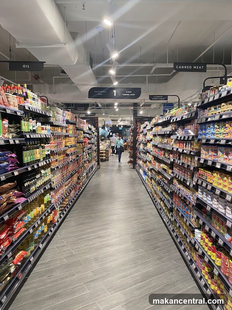 Supermarket Interior Aisle
