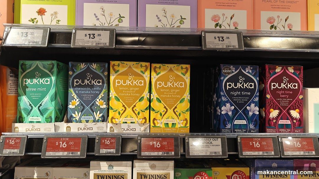Tea shelf display