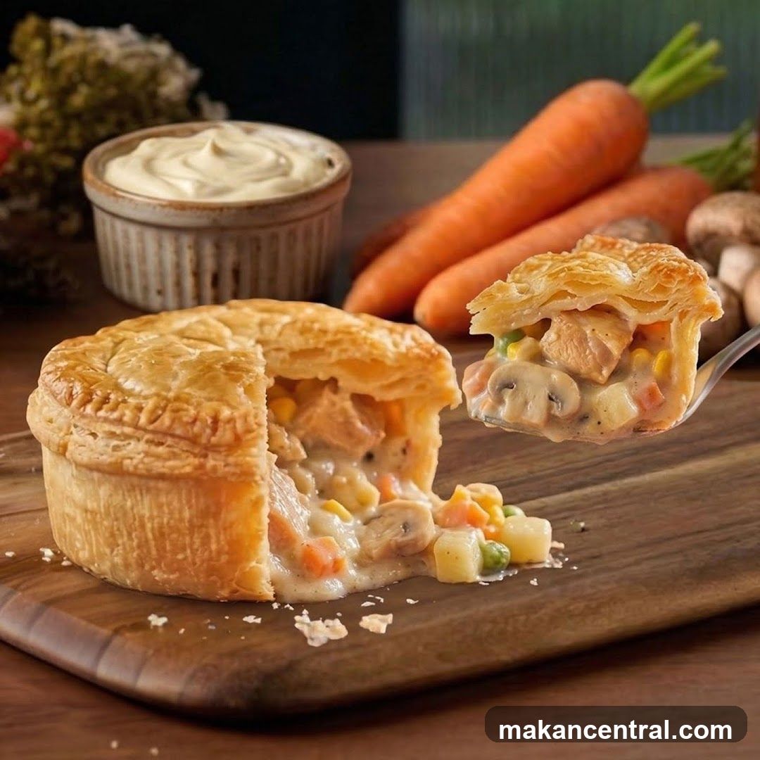Chicken Pot Pie with Side Dishes