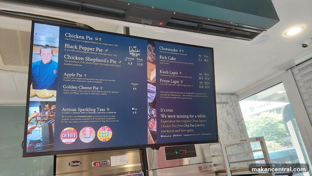Digital Menu Board at Restaurant