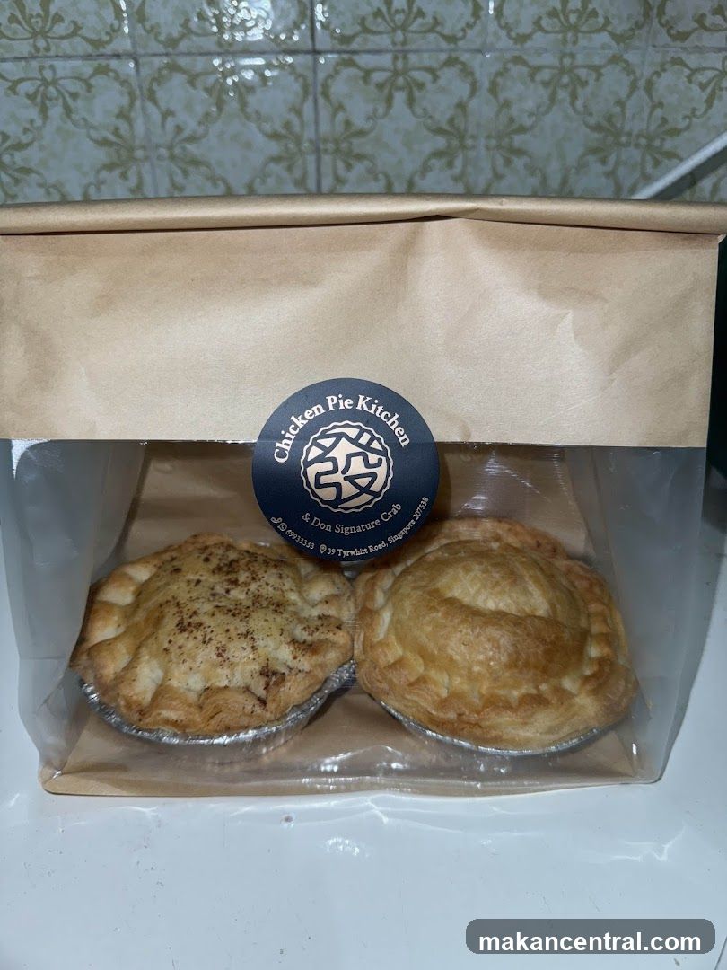 Chicken Pie Kitchen & Don Signature Crab Product Display