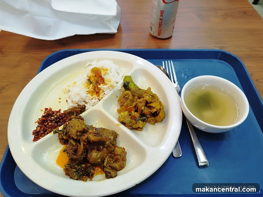 Meal on tray