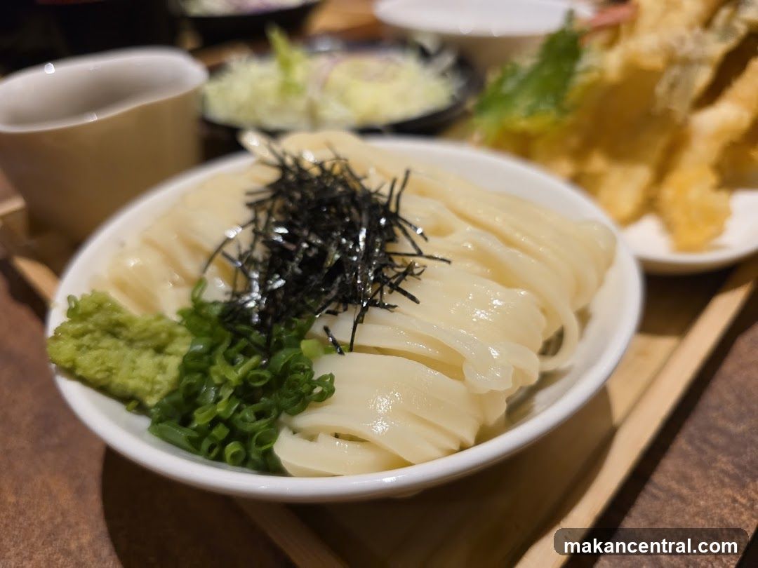 Udon Noodle Bowl with Garnishes