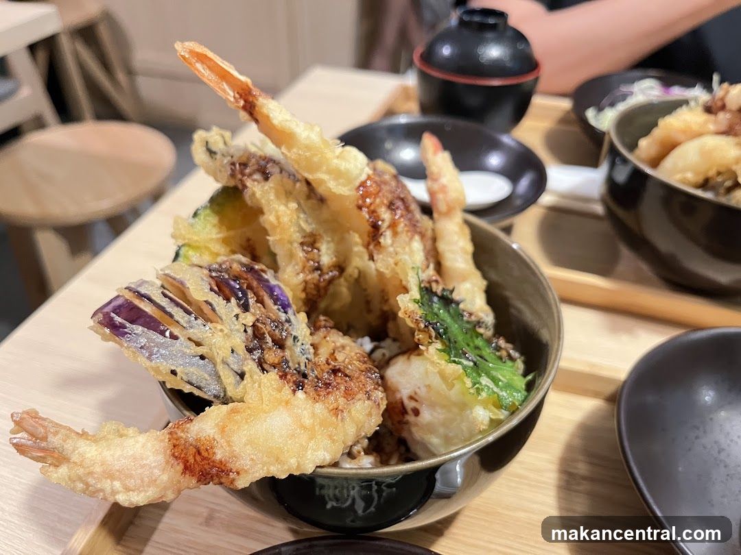 Takoyaki Bowl with Tempura