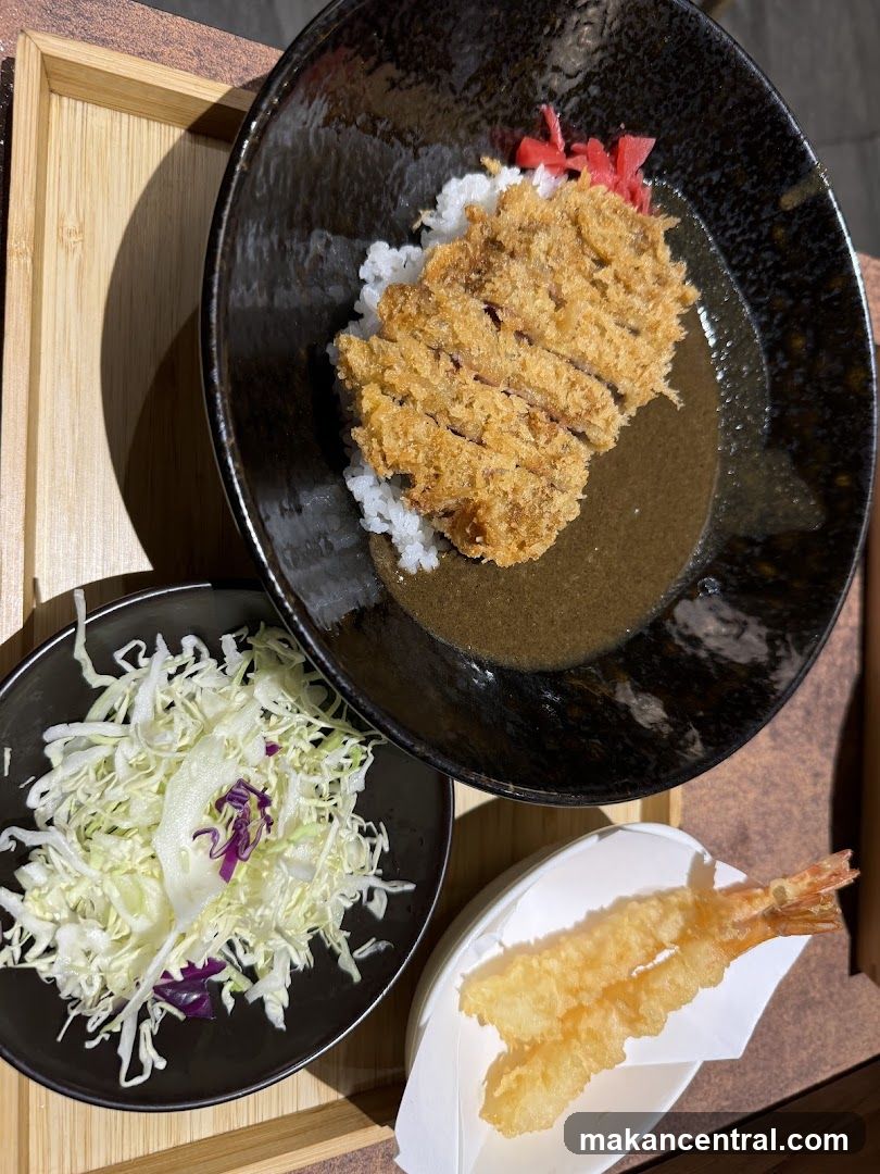 Japanese meal served on wooden tray