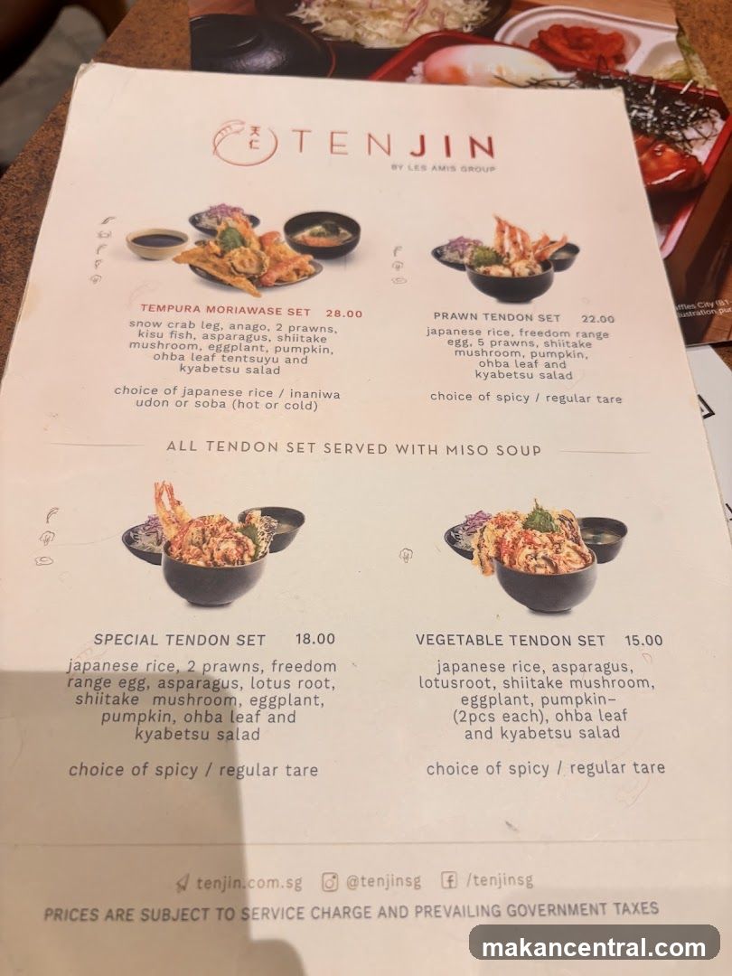 Tenjin Menu