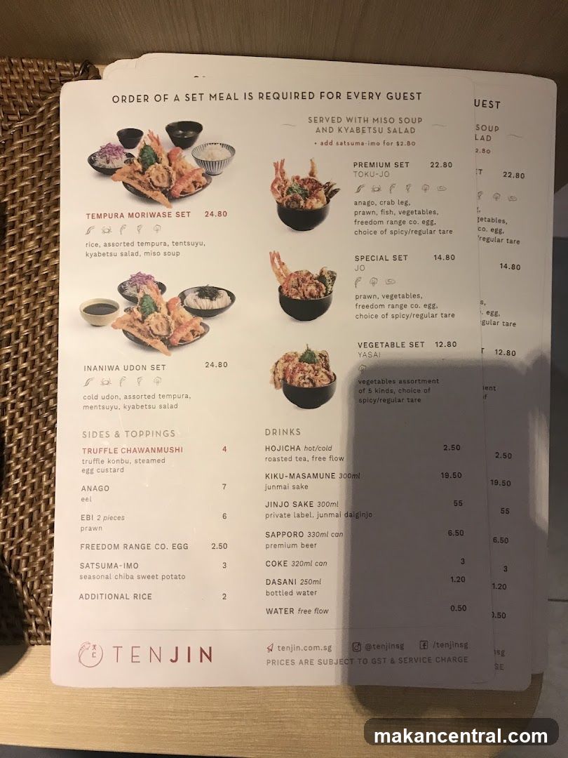 Tenjin Menu