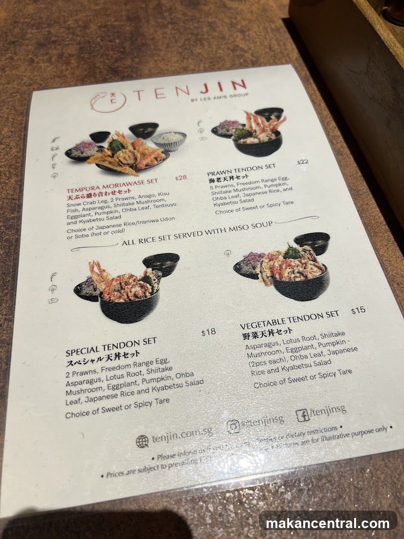 Tenjin Menu
