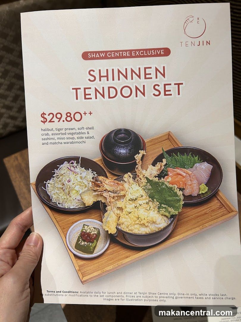 Tenjin Shaw Centre Exclusive Shininen Tendon Set Advertisement