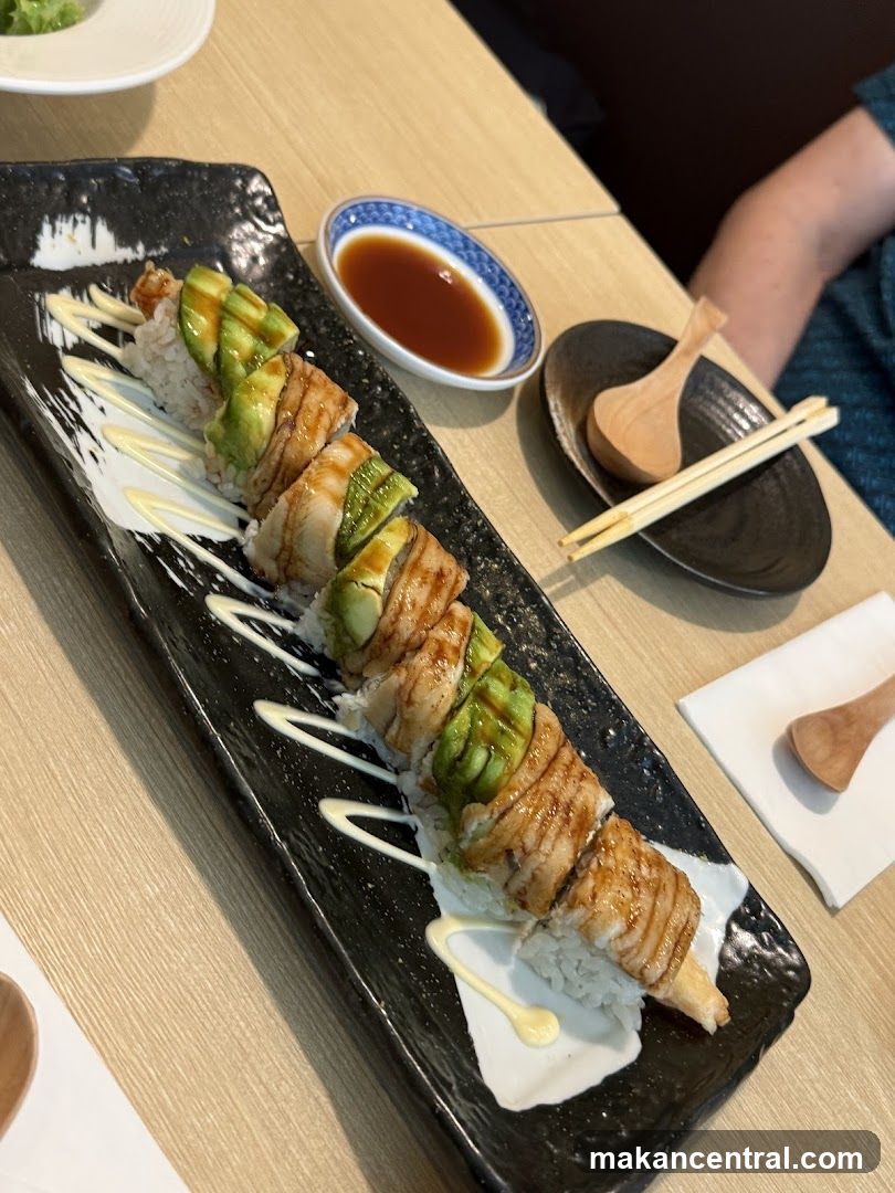 Sushi Plate on Table