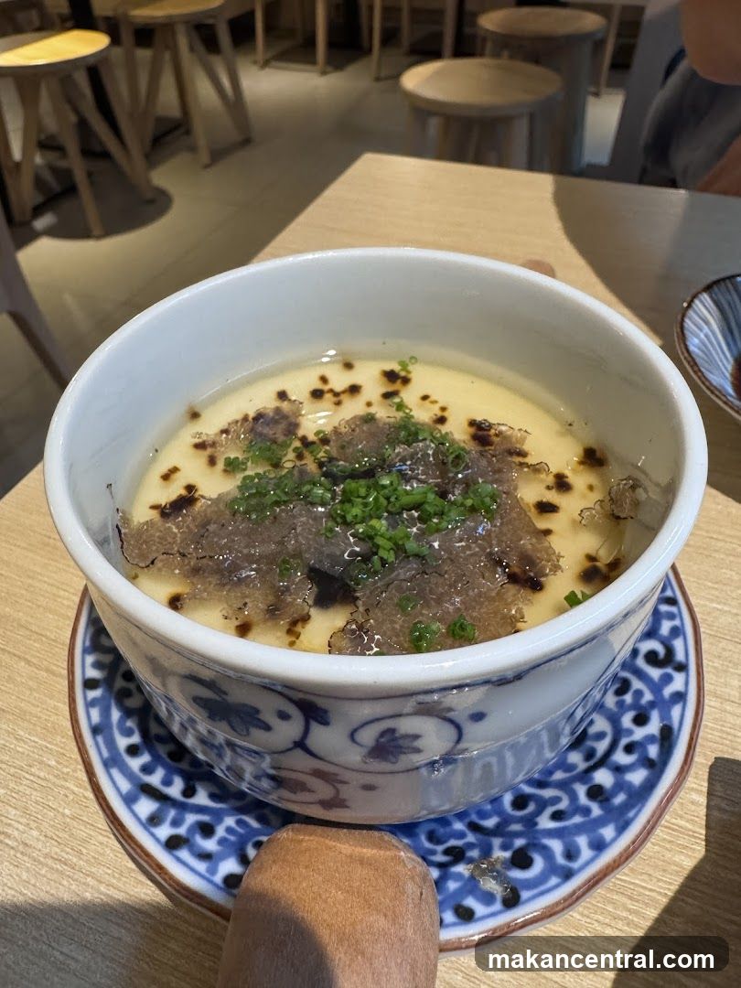 Dish in restaurant interior