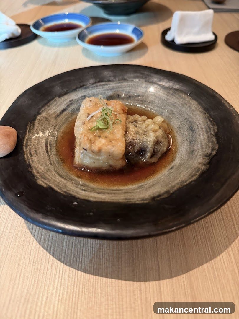 Dining Table with Japanese Dish