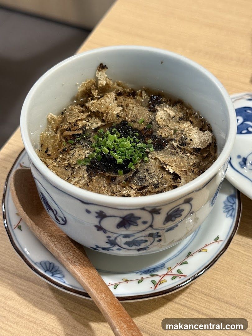 Food served in ceramic bowl