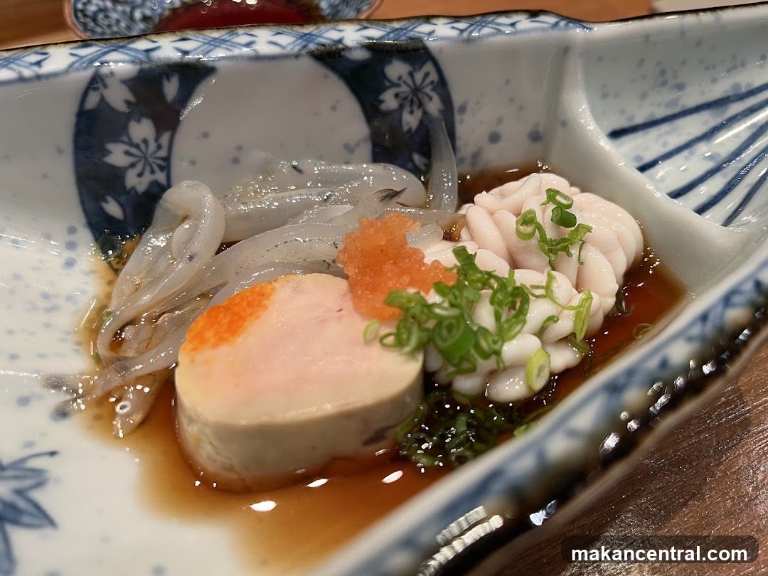 Japanese dish served in ceramic bowl