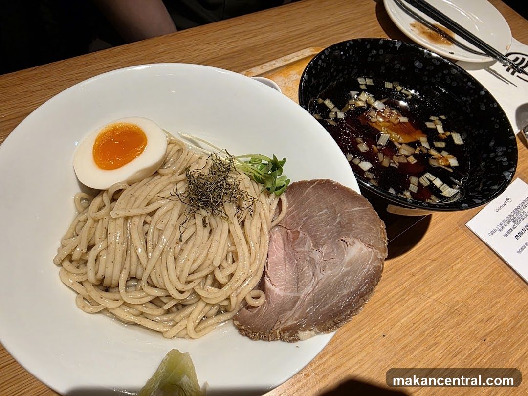 Ramen Dish with Side Sauce Bowl
