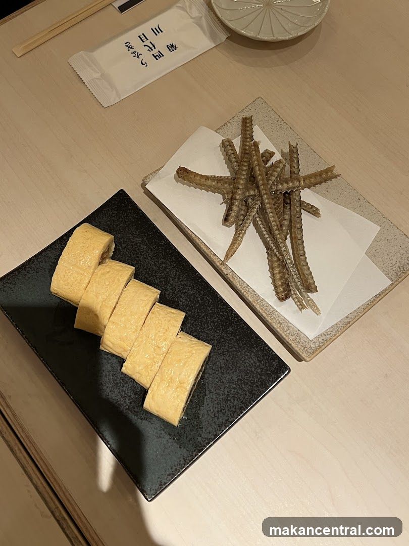 Table Setting with Food Items