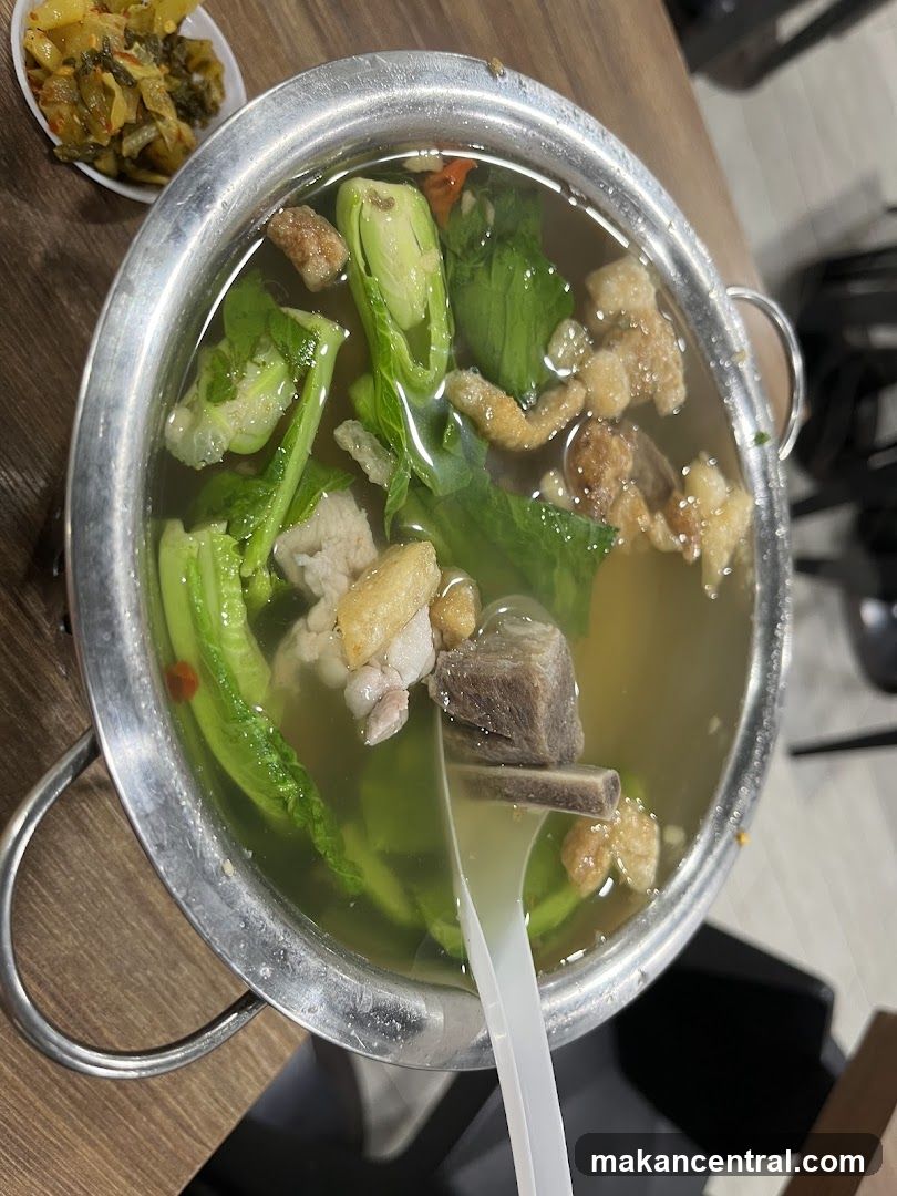 Soup with Vegetables and Meat