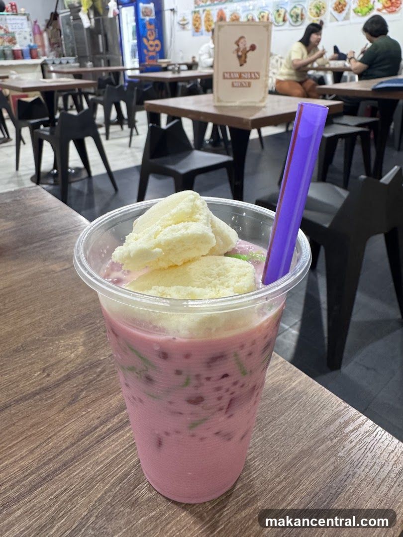 Dessert Drink with Ice Cream