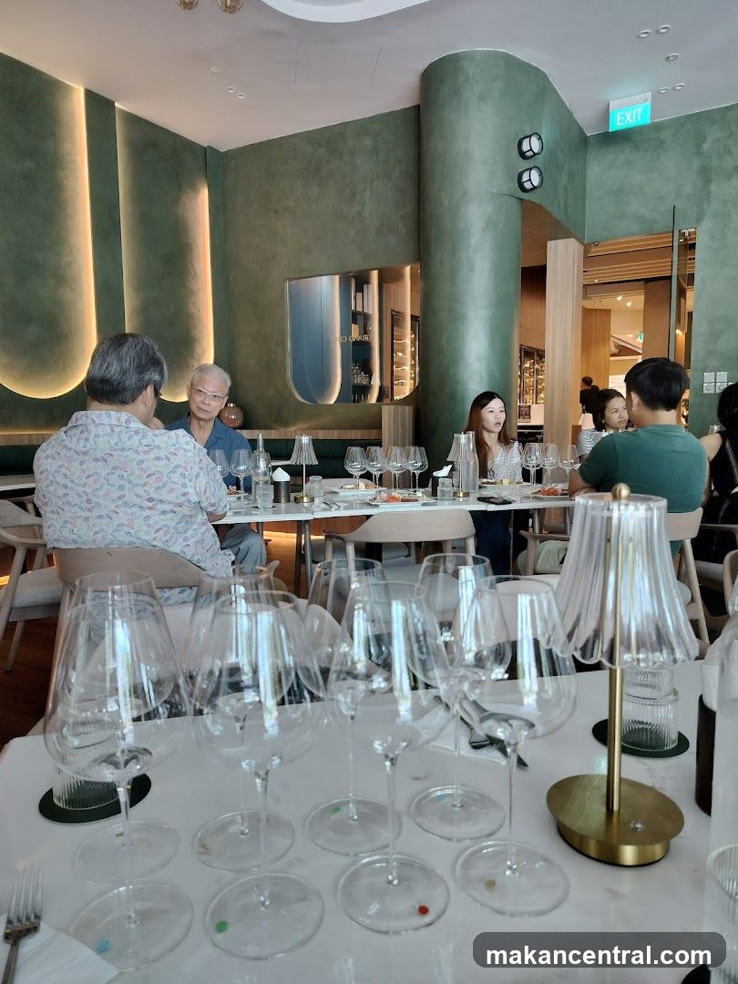Restaurant Interior with Diners