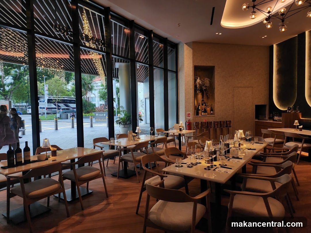 Restaurant Interior with Set Tables