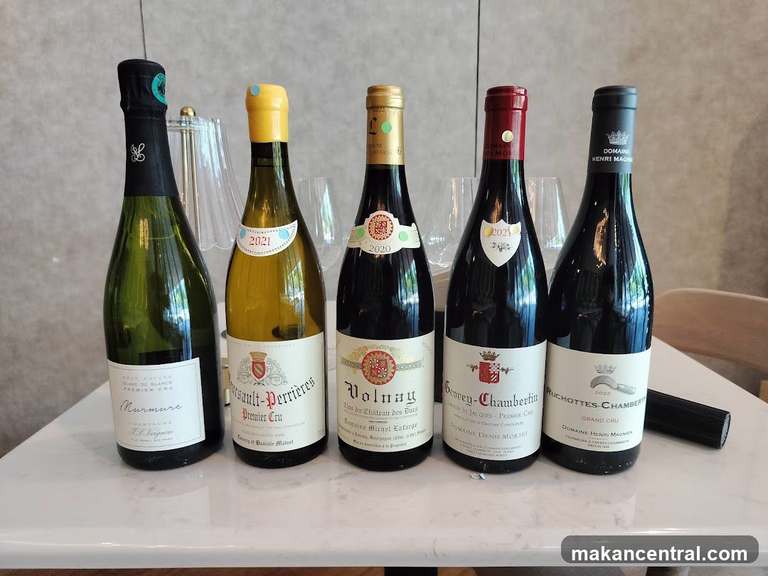 Selection of Wines