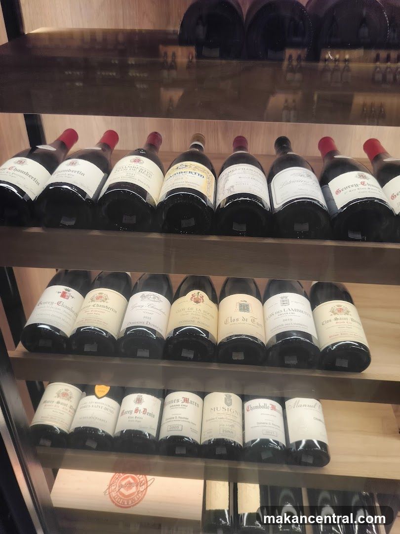 Wine Bottles on Shelves