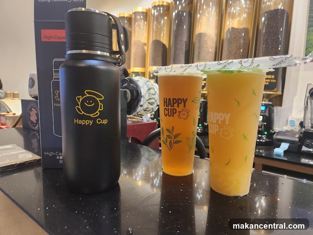Happy Cup Drinks and Bottle