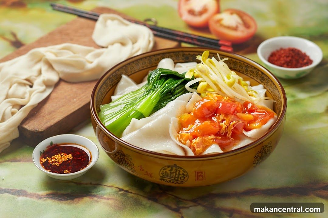 Noodle Dish with Vegetables and Sauce