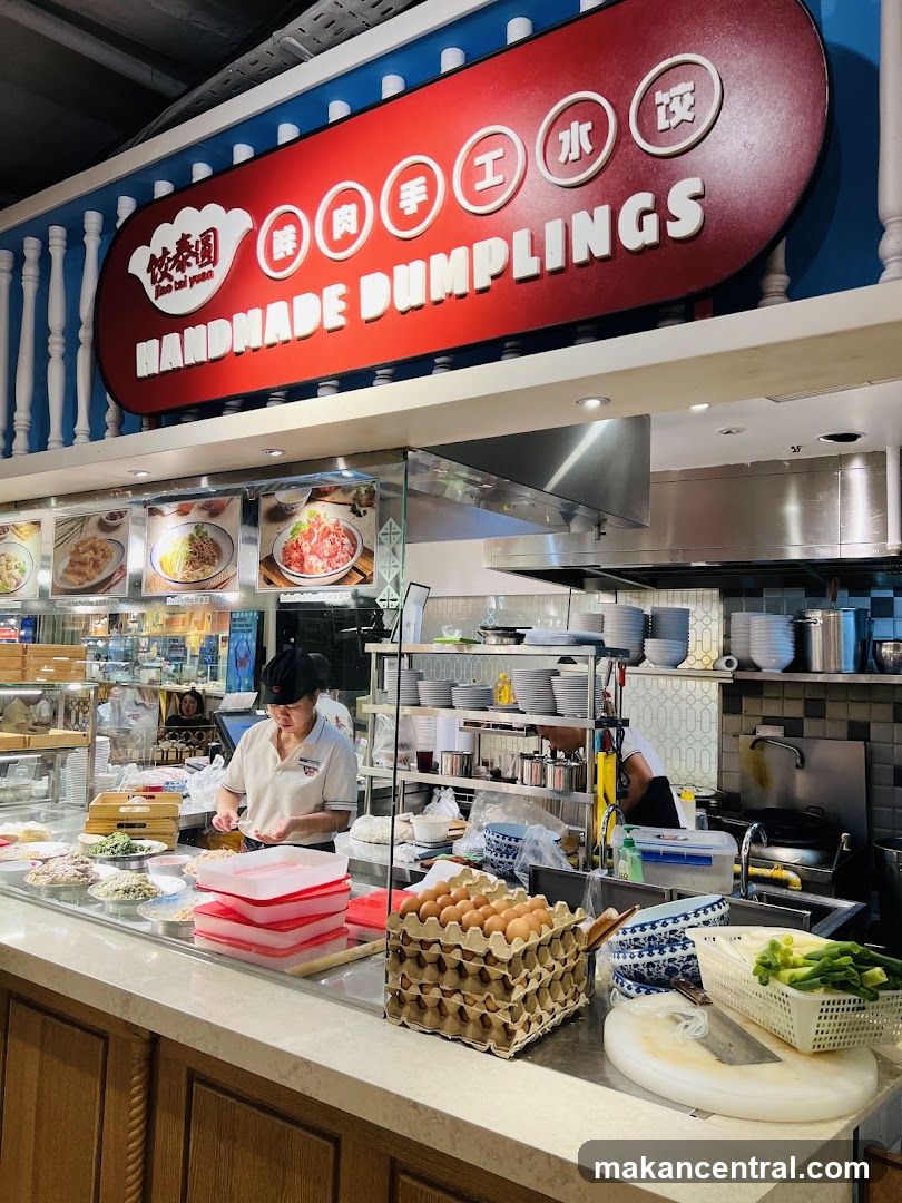 Dumpling Restaurant Counter