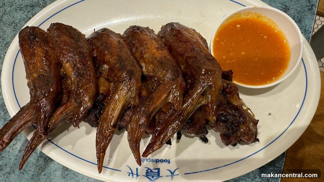 Roasted Chicken Wings with Dipping Sauce
