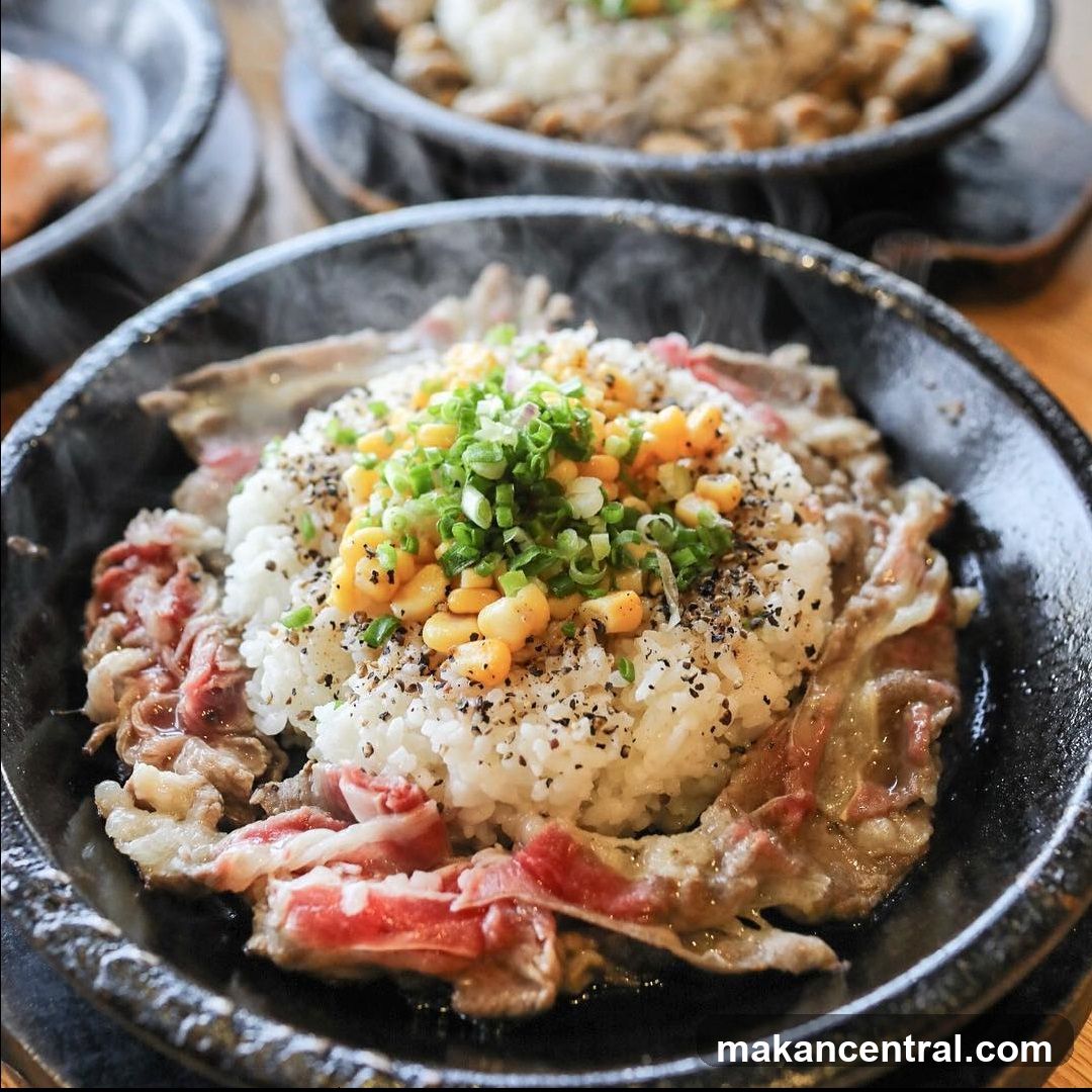 Sizzling Beef and Rice Bowl