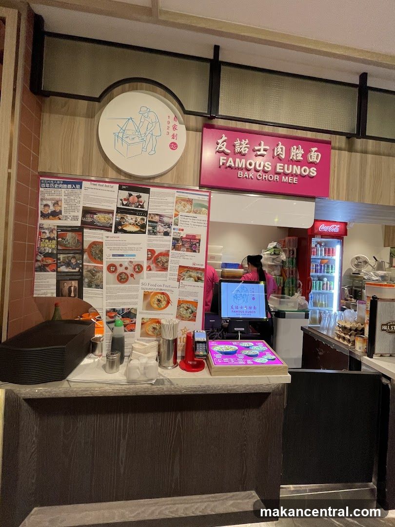 Famous Eunoss Bak Chor Mee Counter