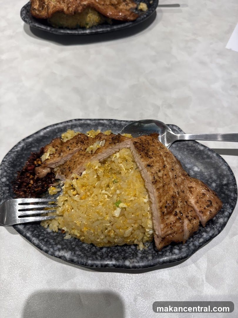 Pork Chop with Fried Rice