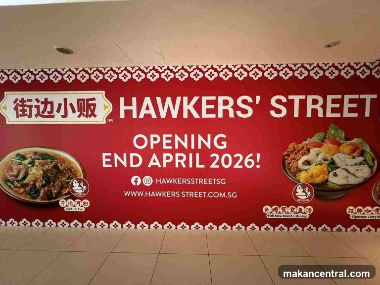 Hawkers' Street Opening Announcement