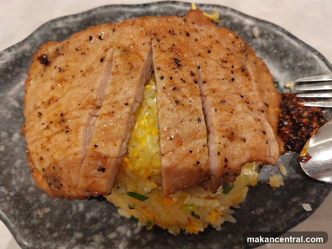 Pork Chop with Fried Rice
