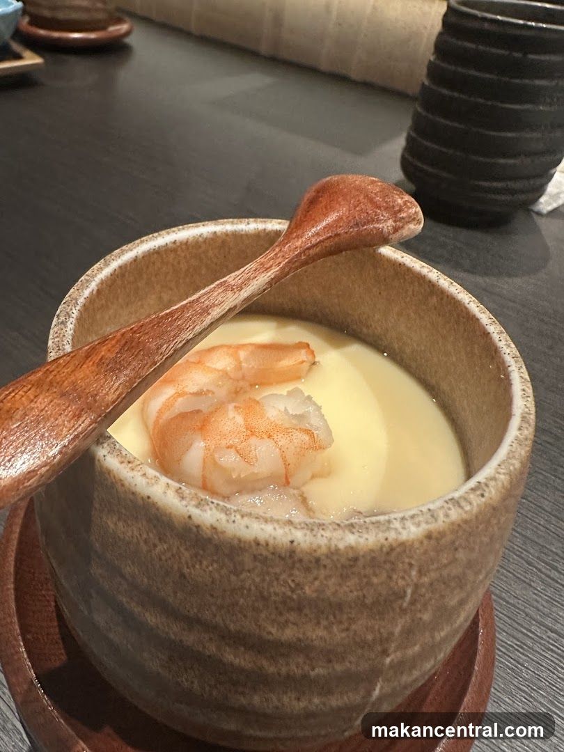 Chawanmushi with Shrimp