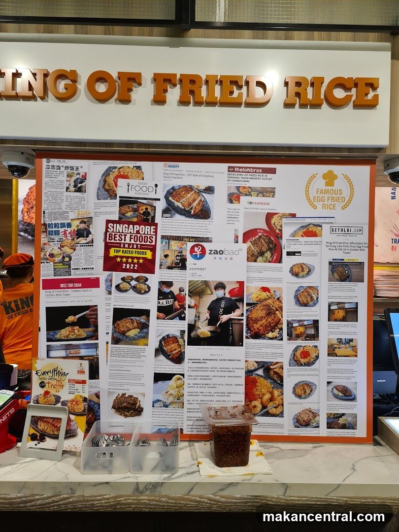 King of Fried Rice Display