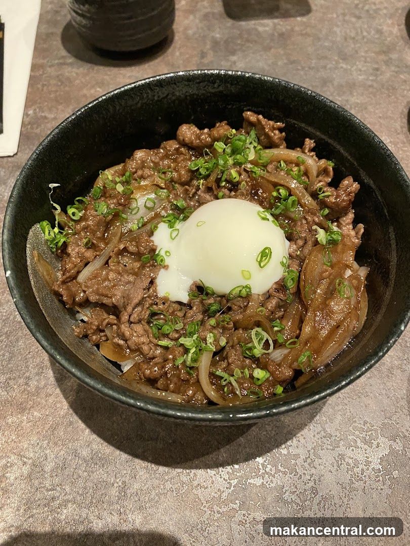 Beef and Egg Rice Bowl