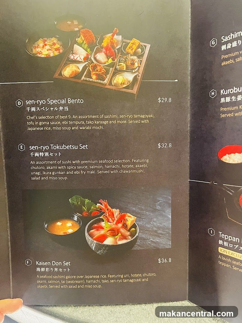 Japanese Menu