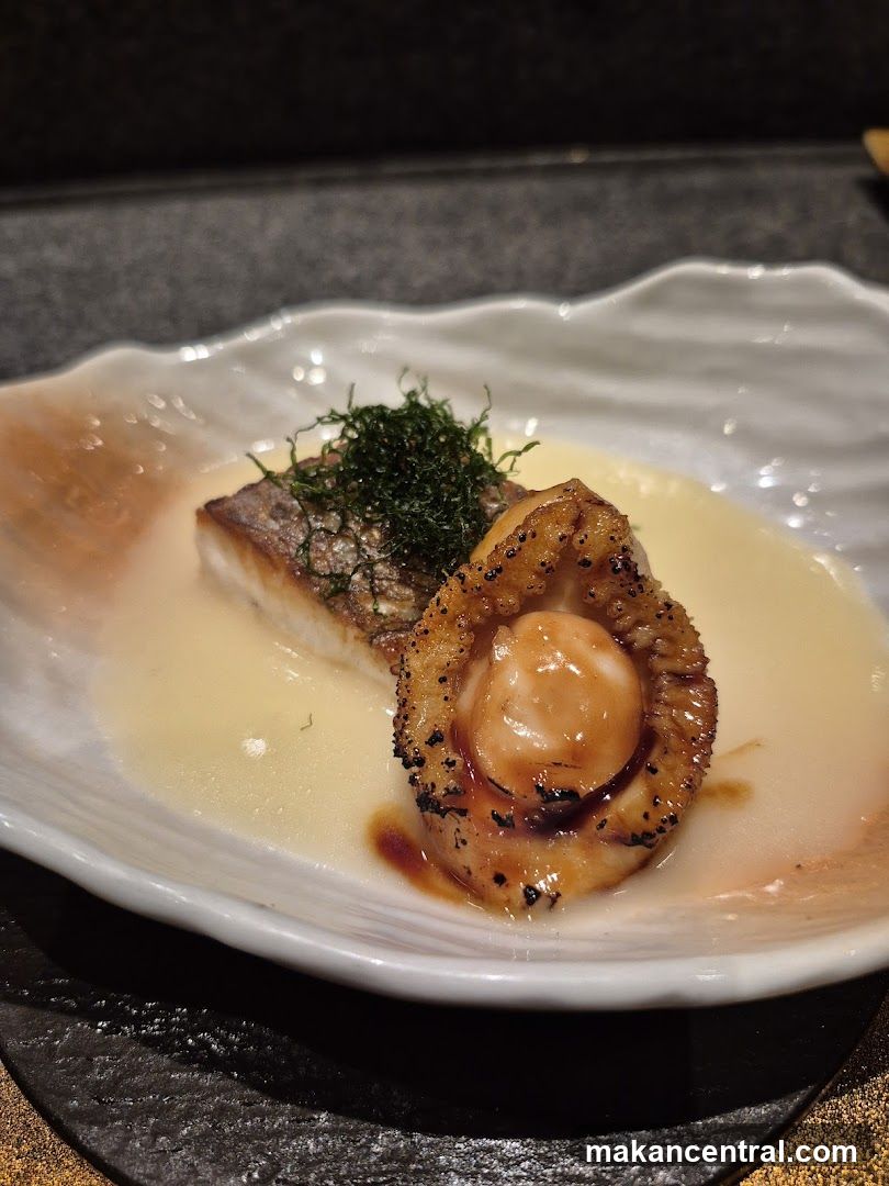 Seared Scallop and Fish Dish
