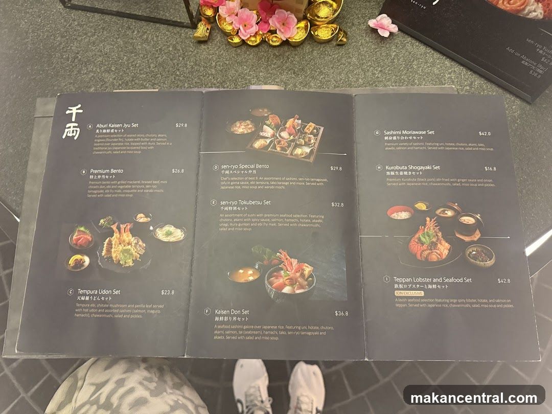 Sen-ryo Menu