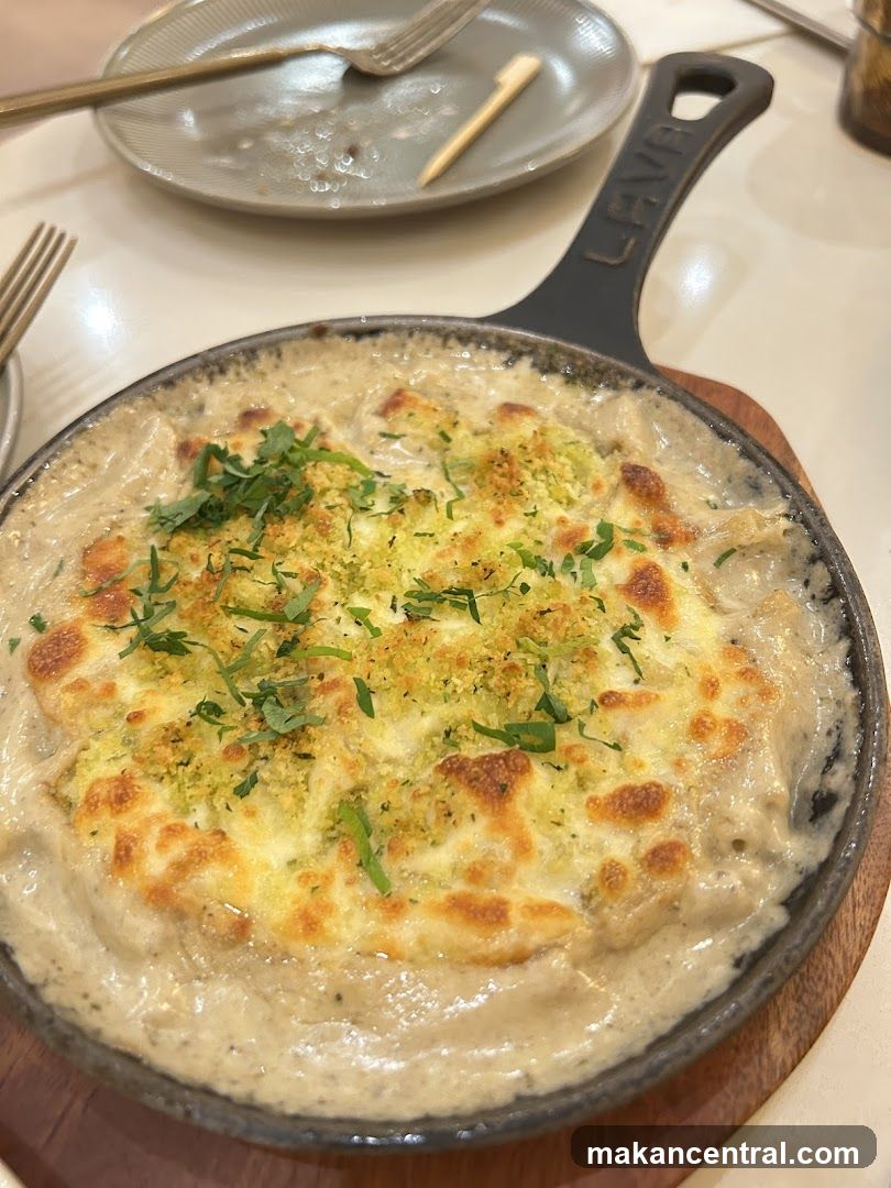Baked Dish with Cheese and Herbs
