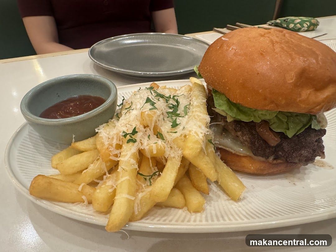 Burger and Fries